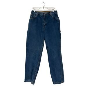 Duluth Trading Co Women’s Carpenter Jeans 100% Cotton Medium Wash Size 10